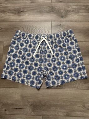 BYLT 5” Baja Swim Training Board‎ Shorts Blue Tan Size XXL